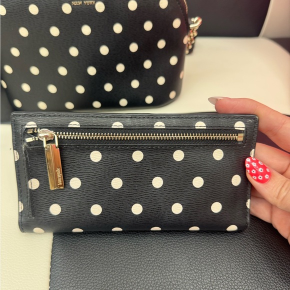 Kate Spade Spencer Sunshine Dot Small Dome Crossbody Bag Polka dot and Wallet - Picture 2 of 10